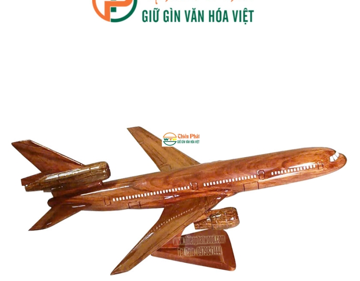 Mô hình máy bay gỗ Boeing 777 