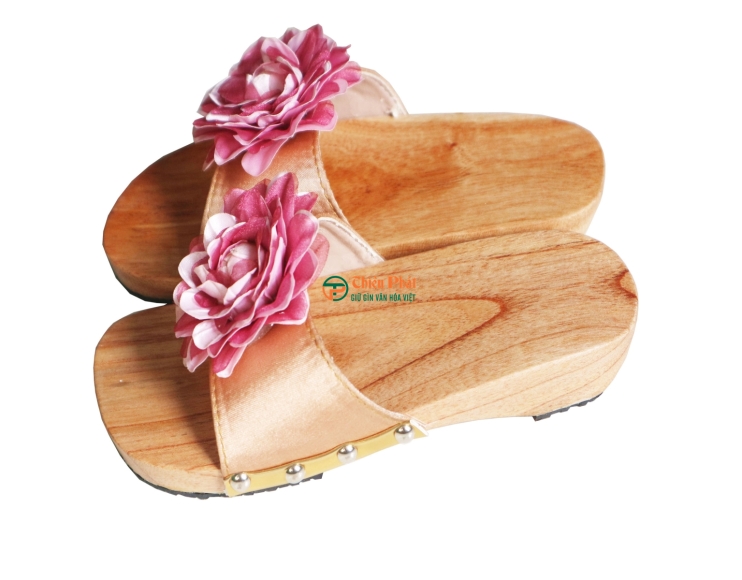Guốc Gỗ Trẻ Em Họa Tiết Dễ Thương VN11