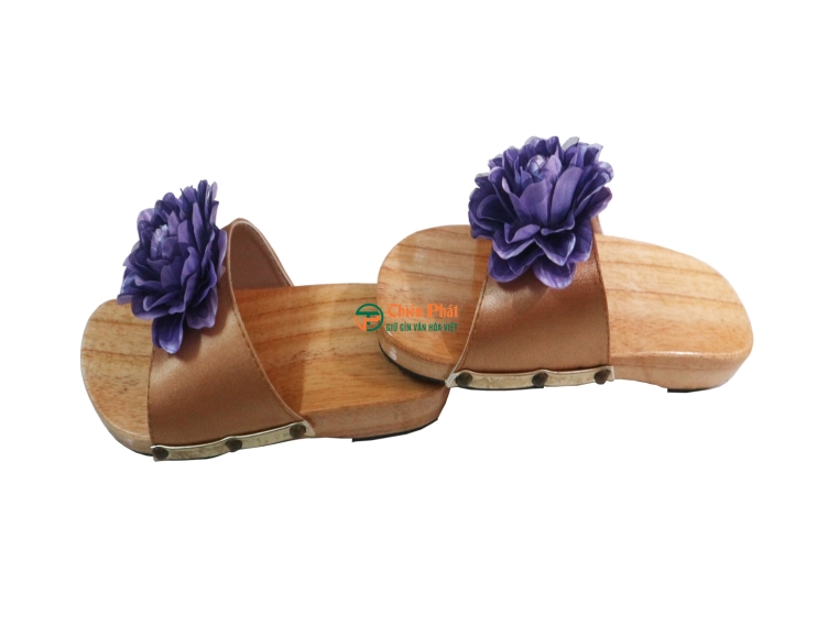 Guốc Gỗ Trẻ Em Họa Tiết Dễ Thương VN17