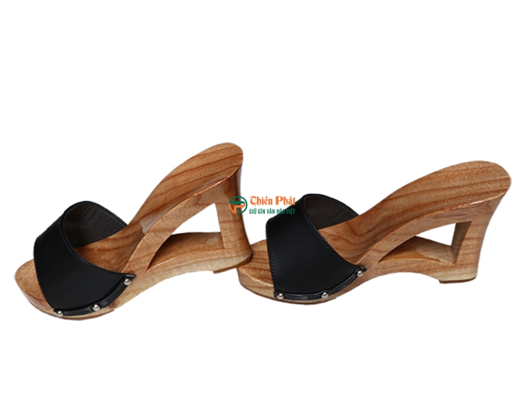 Guốc Gỗ Cao Gót 10cm Thiết Kế Gót Rỗng VN01