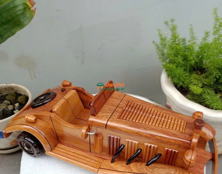 Mô hình xe hơi cổ điển Roadster gỗ